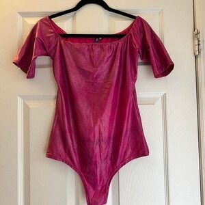 Pink rolita couture bodysuit